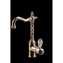 Смеситель для раковины, Boheme Crystal, золото арт. 282-CRST