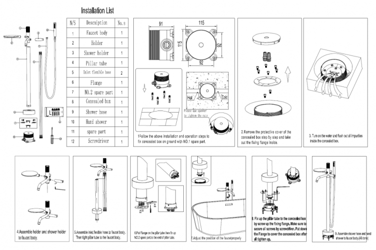 Купить купить напольный смеситель, boheme stick, никель 129-nb.2
