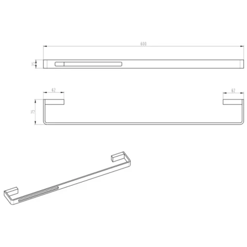 Купить купить полотенцедержатель, boheme q, бронза арт. 10942-br