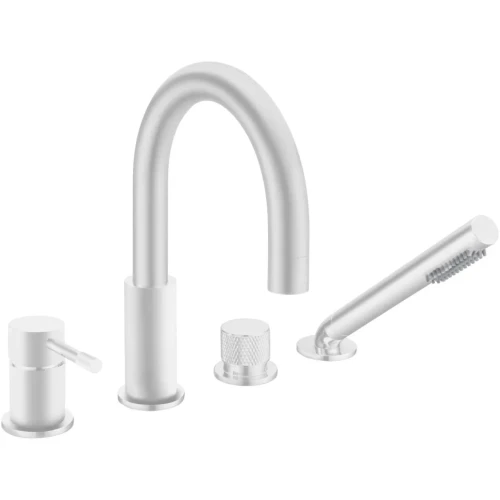 Купить купить смеситель на борт ванны, boheme uno, белый арт. 460-mw