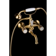 Смеситель для ванны, Boheme Royal Cristal, бронза арт. 313-Royal/CRST black