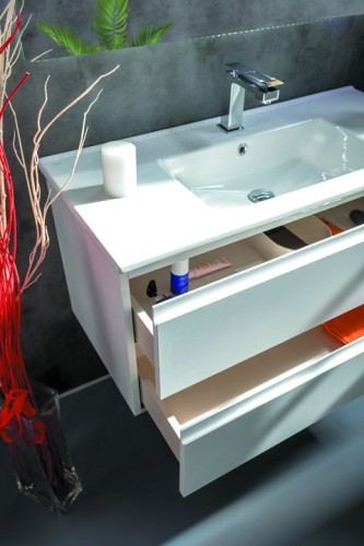 Купить купить тумба под раковину, подвесная, armadi art capolda, белый арт. 849-100-w