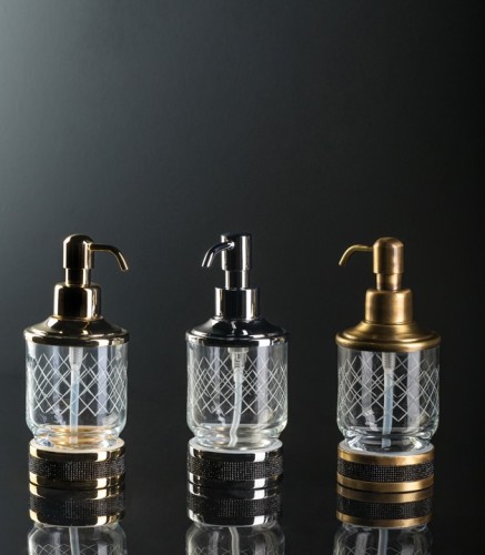 Купить купить дозатор для жидкого мыла, boheme royal cristal, хром арт. 10929-cr-b