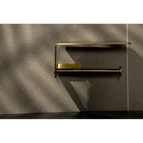 Купить купить держатель туалетной бумаги с полкой, boheme q, бронза арт. 10941-br