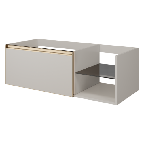 Купить купить тумба под раковину, подвесная, armadi art quatro, кашемир арт. 790-m6-120-cm-mg