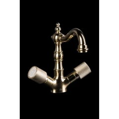 Смеситель для раковины, Boheme Royal Cristal, золото арт. 292-Royal/CRST