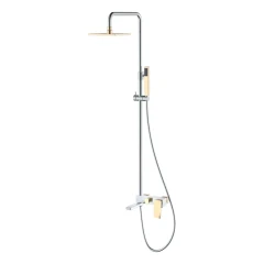 Душевая система, Boheme Q, хром, золото арт. 148-CRG.2