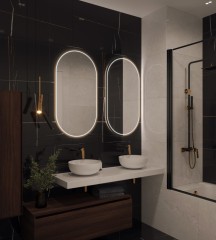 Столешница под раковину, Armadi Art Flat, белый мрамор арт. 869-140-CLCT