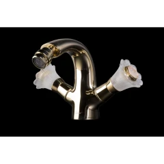 Смеситель для биде, Boheme Camelia, золото арт. 296-Camelia