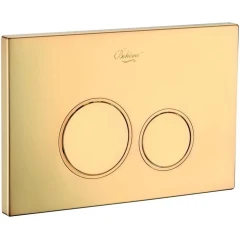 Клавиша смыва, Boheme, золото арт. 658