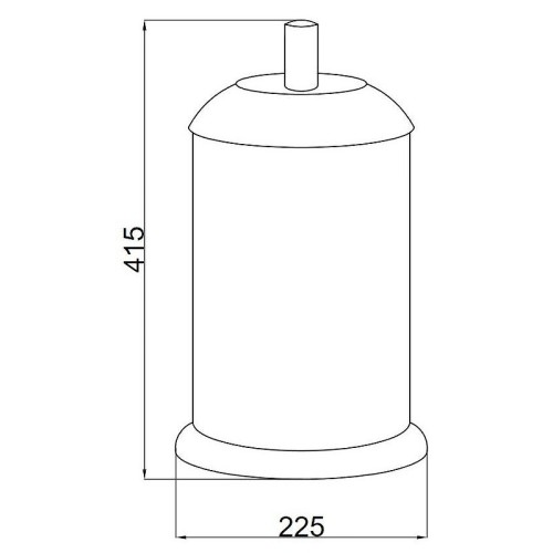 Купить купить ведро для мусора, boheme murano, хром, шоколад арт. 10914-ch-cr