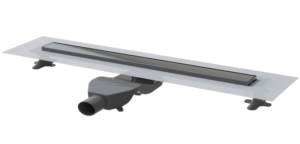 Купить купить душевой лоток с решеткой, armadi art premium linea, оружейная сталь арт. 982-80-gm