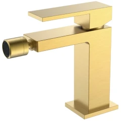 Смеситель для биде, Boheme Qubic, золото арт. 476-MG