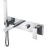 Купить купить смеситель для ванны, boheme qubic, хром арт. 474-2-cr