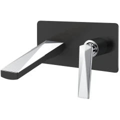 Смеситель для раковины, Boheme Venturo, черный, хром арт. 375-B