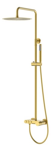 Купить купить стойка для душа matt gold c ручкой diamond, boheme stick, золото 128-mg