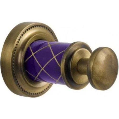 Купить купить крючок, boheme murano, бронза, фиолетовый арт. 10906-v-br