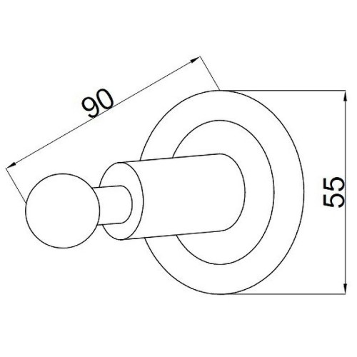 Купить купить крючок, boheme murano, бронза, фиолетовый арт. 10906-v-br