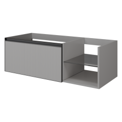 Тумба под раковину, подвесная, Armadi Art Quatro, luna fuga арт. 790-M6-120-L-RIB-A