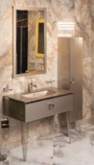 Тумба под раковину, подвесная, Armadi Art Lucido, дельмар арт. 770-100-D