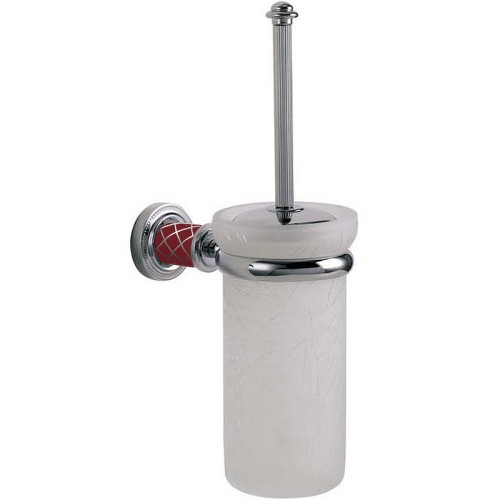 Купить купить ершик для унитаза, boheme murano, хром, рубиновый арт. 10913-r-cr