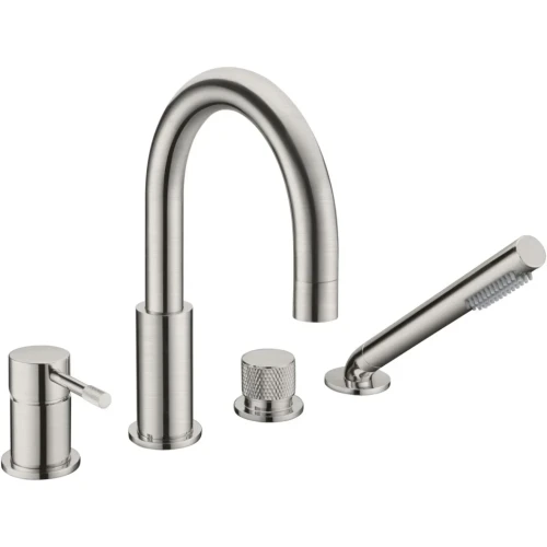 Купить купить смеситель на борт ванны, boheme uno, никель брашированный арт. 460-nb