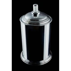 Ведро для мусора, Boheme Murano Cristal, хром арт. 10907-CRST-CH