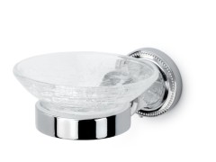 Мыльница, Boheme Murano Cristal, хром арт. 10903-CRST-СH