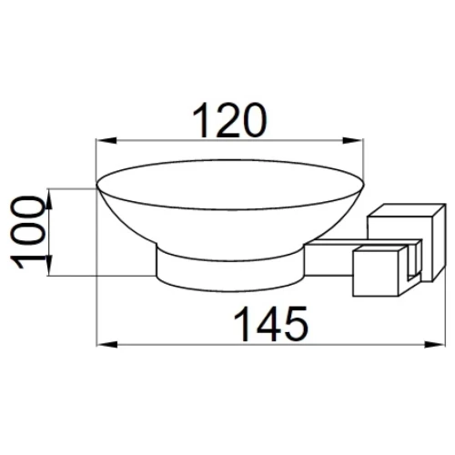 Купить купить мыльница, boheme venturo, хром арт. 10303