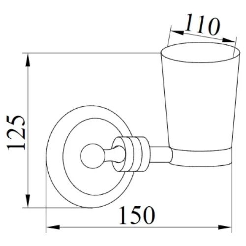 Купить купить стакан для зубных щеток, boheme hermitage, хром арт. 10383
