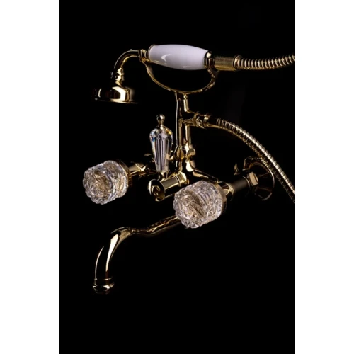 Купить купить смеситель для ванны, boheme crystal, золото арт. 293-crst