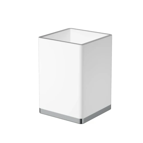 Купить купить стакан для зубных щеток, boheme, белый, хром арт. 10961-w-cr