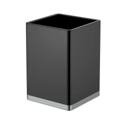 Стакан для зубных щеток, Boheme, черный, хром арт. 10961-B-CR