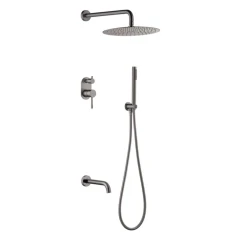Душевая система, Boheme Uno, оружейная сталь арт. 464-2-GM