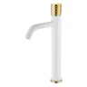 Купить купить смеситель для раковины, boheme stick, белый, золото арт. 122-wg