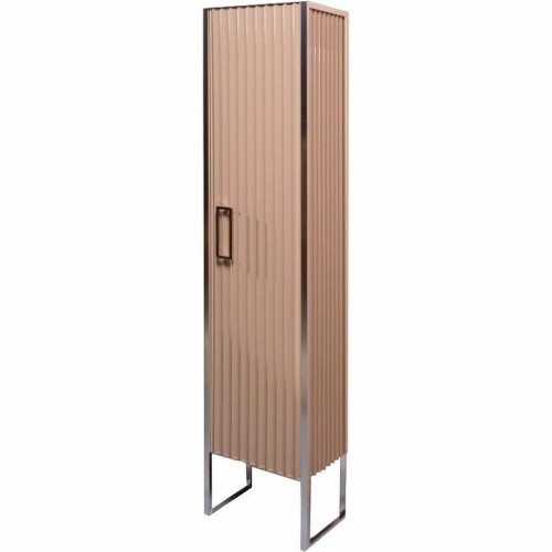 Купить купить шкаф пенал, armadi art monaco, капучино, хром арт. 868-cpcr-r