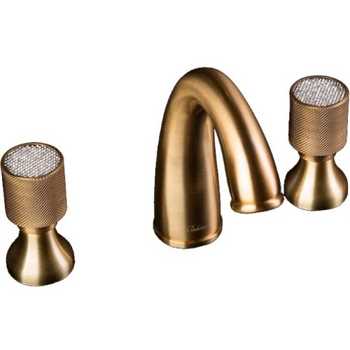 Купить купить смеситель для раковины, boheme royal cristal, бронза арт. 317-royal