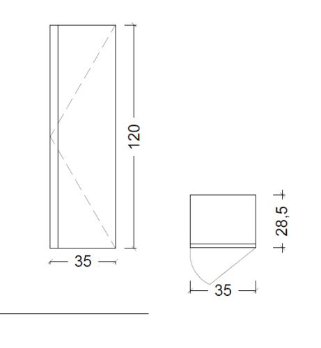 Купить купить шкаф пенал, подвесной, armadi art capolda, latte арт. 849-120-la