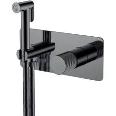 Гигиенический душ со смесителем, Boheme Stick, оружейная сталь арт. 127-SGM.3