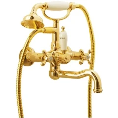Смеситель для ванны, Boheme Tradizionale Oro, золото арт. 293