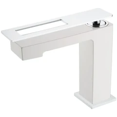 Смеситель для раковины, Boheme Q, белый, хром арт. 141-WCR