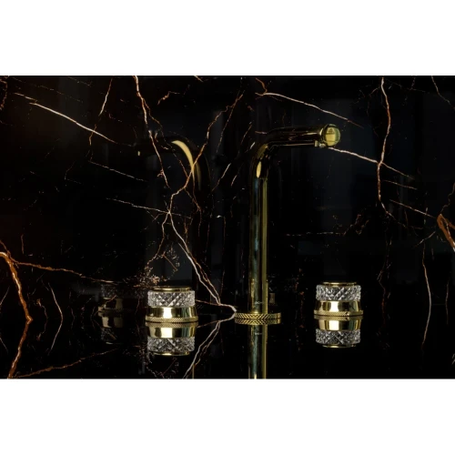 Купить купить смеситель для раковины, boheme aura, золото арт. 152-g-a