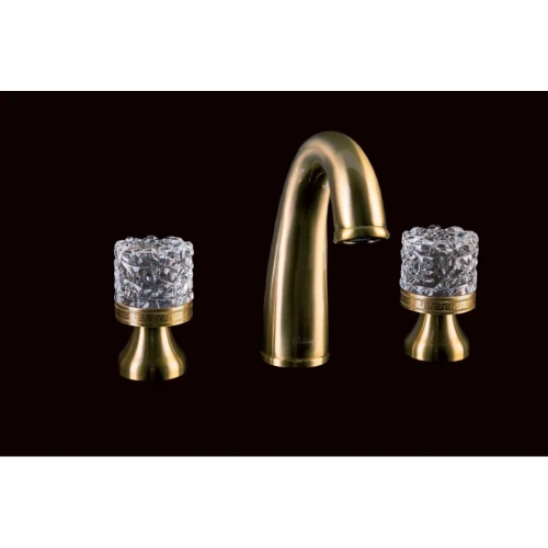 Купить купить смеситель для раковины, boheme crystal, бронза арт. 317-crst