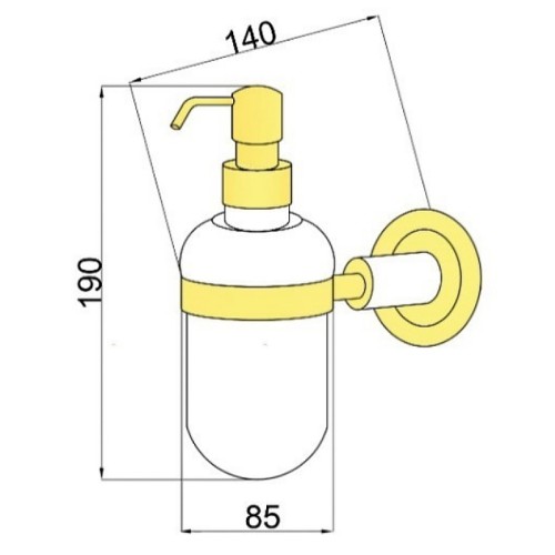 Купить купить дозатор для жидкого мыла, boheme murano, хром, фиолетовый арт. 10912-v-cr
