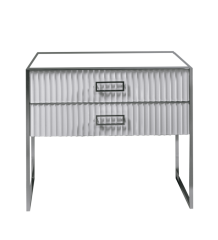 Тумба под раковину, Armadi Art Monaco, белый, хром арт. 866-100-WCR