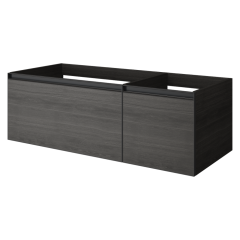 Тумба под раковину, подвесная, Armadi Art Quatro, дуб антрацит арт. 790-M2-120-OA-A