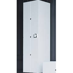 Шкаф пенал Avantgarde Piazza подвесной, Armadi Art Vallessi, белый, хром арт. 844-WCR