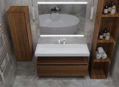 Тумба подвесная, Armadi Art Flat, dark oak арт. 897-120-D