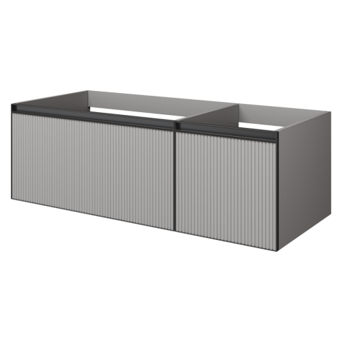 Купить купить тумба под раковину, подвесная, armadi art quatro, luna fuga арт. 790-m2-120-l-rib-a