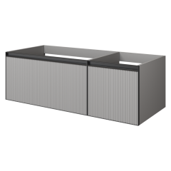 Тумба под раковину, подвесная, Armadi Art Quatro, luna fuga арт. 790-M2-120-L-RIB-A